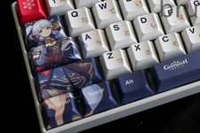 Genshin Impact Kamisato Ayaka Theme PBT Keycaps