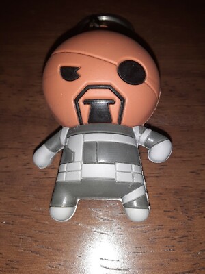 Marvel Avengers Nick Fury Monogram 3D Figural Keychain~Good Used Condition