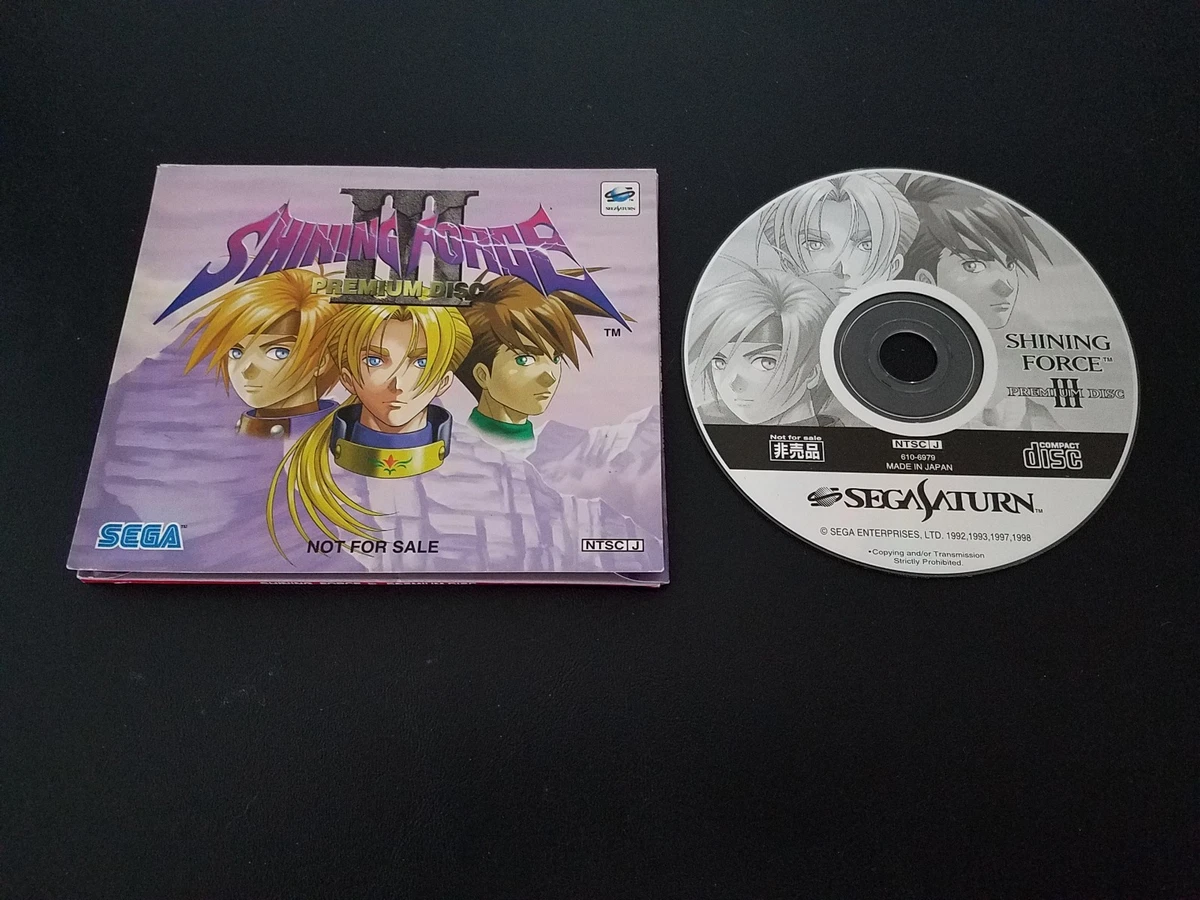 Shining Force III Sur Saturn – Version NTSC USA Complète, Bon état