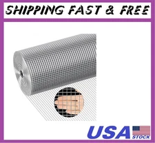 apbgwj 304 Stainless Steel Welded Wire Mesh, 1/2 inch Hardware Cloth, 19 Gauge