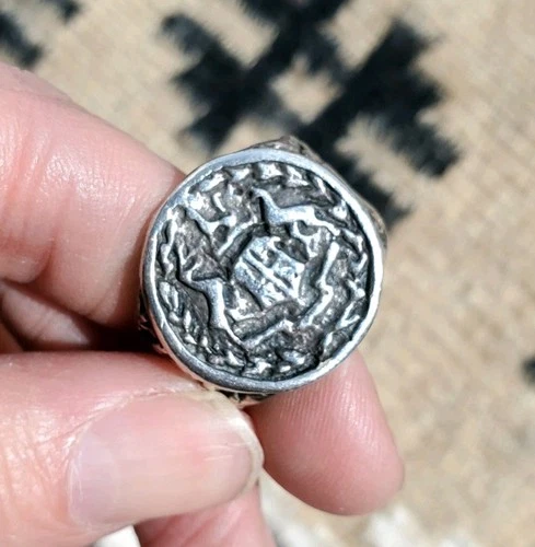 Atocha-Spanish Shipwreck Silver and Coin Men's Ring-Size 10.5