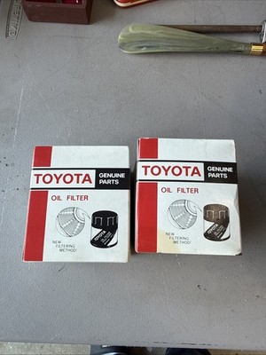   2 New OEM Original Toyota 90915-03002 Engine Oil Filter New Old Stock