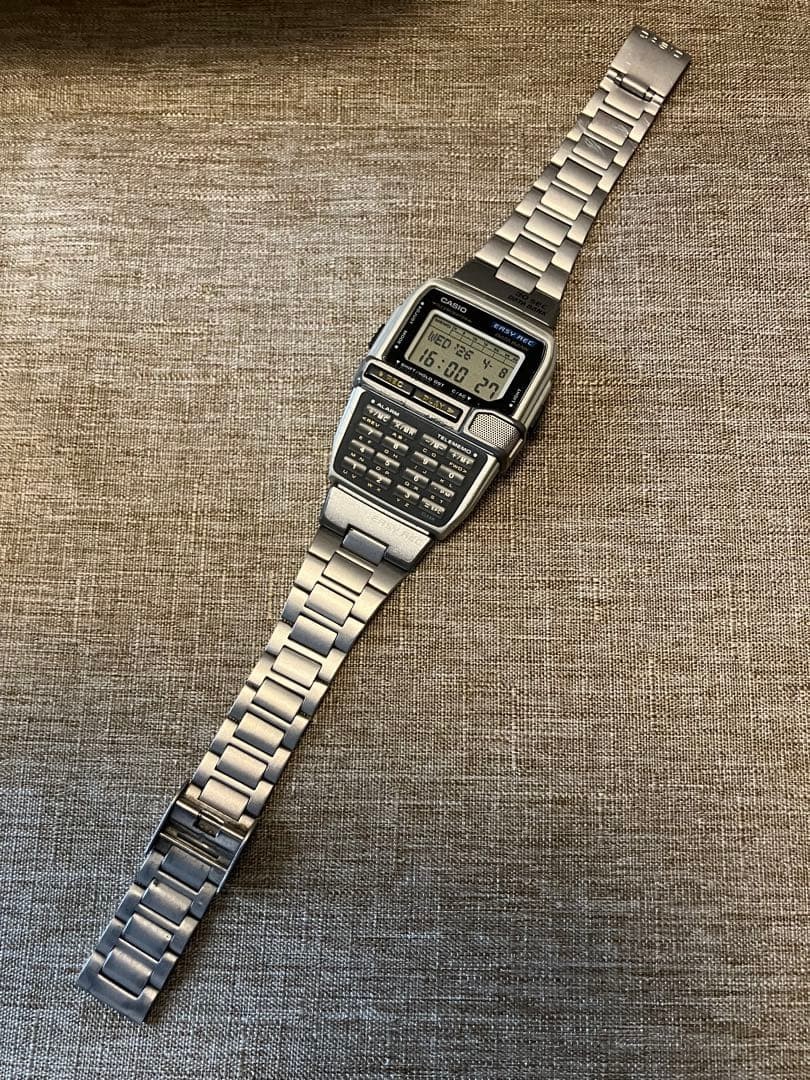時計 CASIO DBC-V500 CASIO DBC-V500 Easy Rec Data Bank Digital Watch Japan Working Used