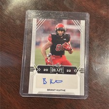 Leaf 2022 Draft Autograph Rookie Brant Kuithe BA-BK1 Utah Utes Insert