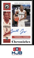 2021 Chronicles Draft Picks Terrell Gomez Rookie Auto #CR-TGO San Diego State
