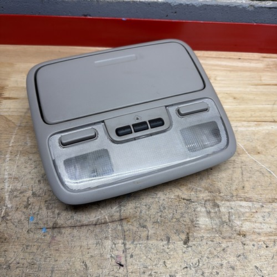#ad Honda Acura Overhead Map Dome Light Console 3 Pin Front OEM LX Model Pale Gray $49.90