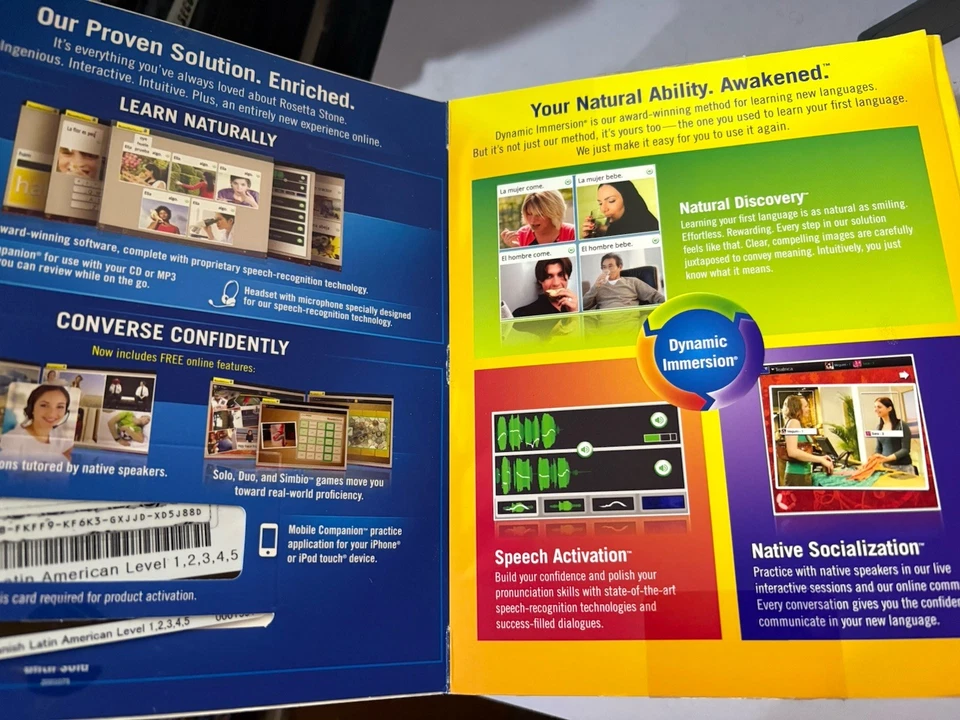 Rosetta Stone Spanish (Latin America) Level 1-5 Set VERY GOOD - Image 3 of 4