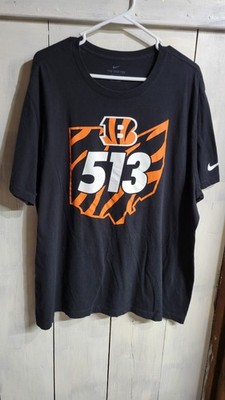 Cincinnati Bengals Nike Black Hometown Collection 513 T-Shirt Men's Zip Code NFL