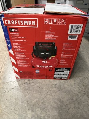 Craftsman 6-Gallon Air Compressor   Oil-Free   Portable 