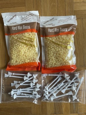 Wachsperlen Hard Wax Beans + Wachs-Applikatoren