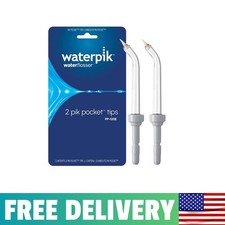 Waterpik Genuine Pik Pocket Replacement Tips, Water Flosser Tip Replacement, PP-