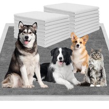 Charcoal Puppy Pads 36" 51", Ultra-Large Carbon Pee Pads for Dogs, Odor-Contr...