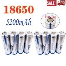 4-8X 3.7V Rechargeable Button Top/ Flat Top Lithium Batteries /4Slot USB Charger