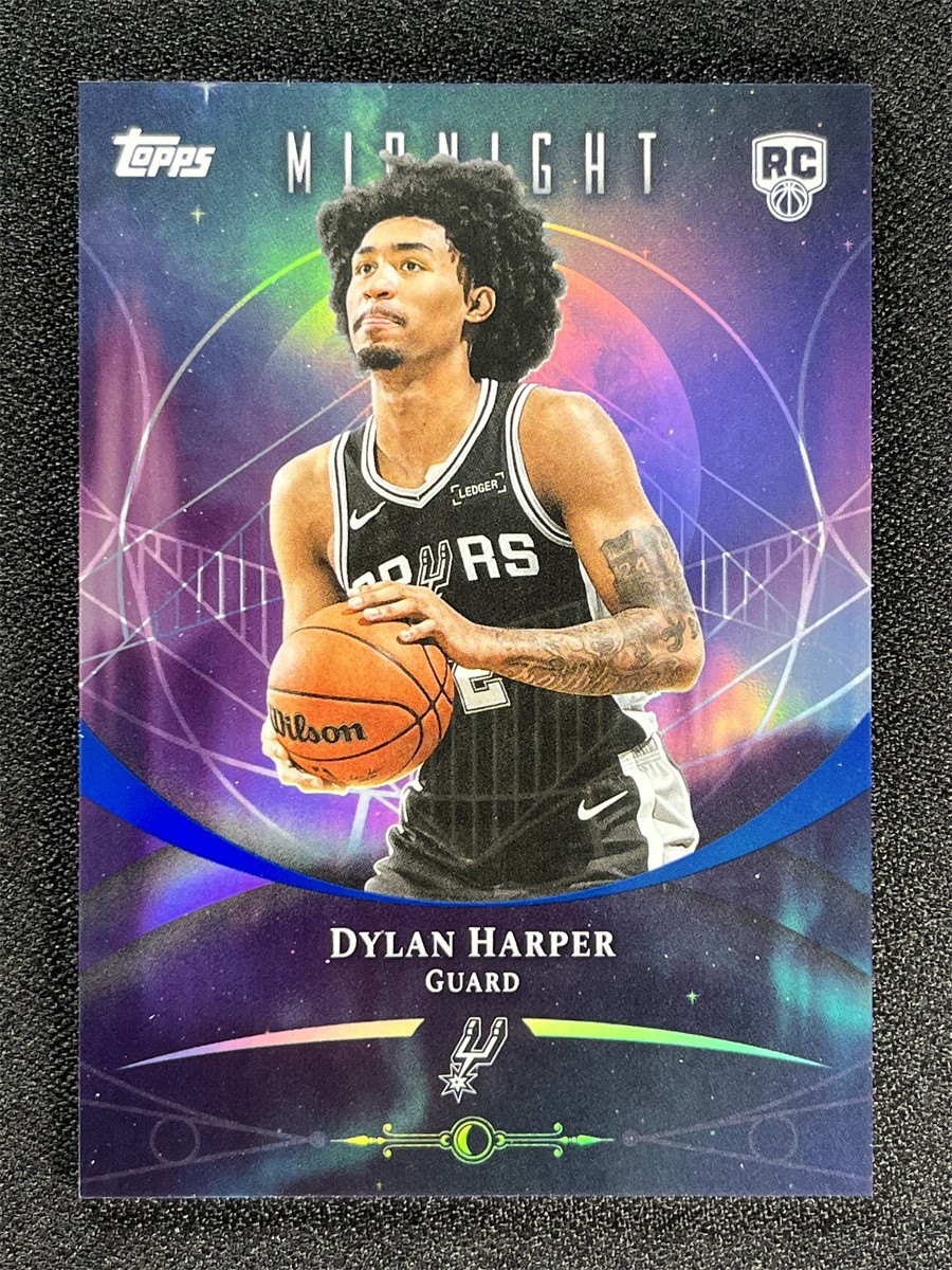 2025-26 Topps Midnight Basketball Dylan Harper #62 Rookie RC Spurs &04221