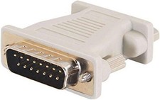 C2G 02902 Mac DB15 Male to VGA HD15 Female Adapter, Beige
