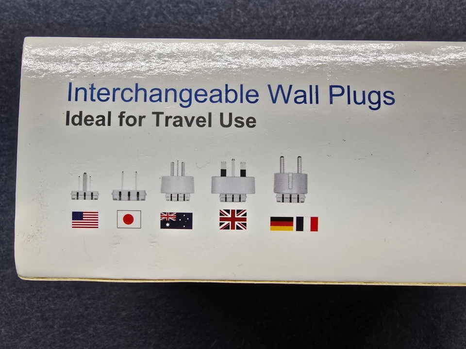POWERADD Easy Travel Power Adapter - 2 AC Outlets, 2 USB Chargers (2.4A) - Image 4 of 4
