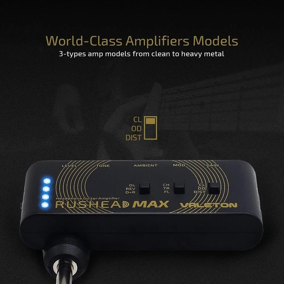 Compact USB Guitar Amp with Rich Effects - 4.72 x 3.7 Inches for Effortless Play - Image 4 of 4