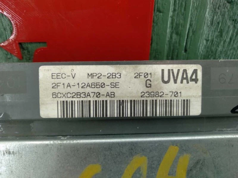 2002 FORD TAURUS ECU ECM ENGINE COMPUTER MODULE 2F1A12A650SE - Image 4 of 4