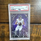Topps Resurgence Bo Nix Broncos 2024 C-8 Purple Surge Refractor /75 PSA 9