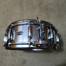 Slingerland Super Sound King Chrome Over Brass 5.5x14 70's Snare Drum Vintage