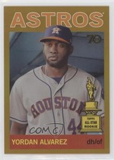 2021 Topps All-Star Rookie Cup Base Image Gold Foil 20/50 Yordan Alvarez #68 1y9