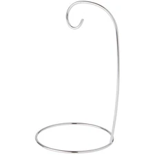 Bard's Silver Ornament Stand, 7" H x 4" W x 4" D