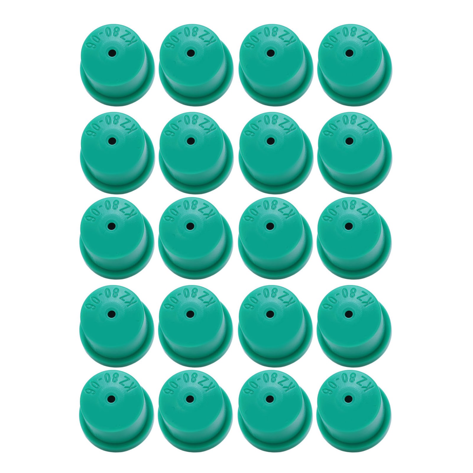 (Green)20PCS KZ80 Drone Sprayer Nozzle Cone Hollow Drone Atomization Spray AJ