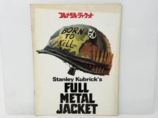 Full Metal Jacket (1987) Vintage Japanese Movie Program Matthew Modine Kubrick