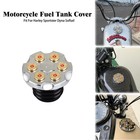 Billet Aluminum Fuel Gas Tank Oil Cap For Harley Sportster 1200 883 Dyna Softail