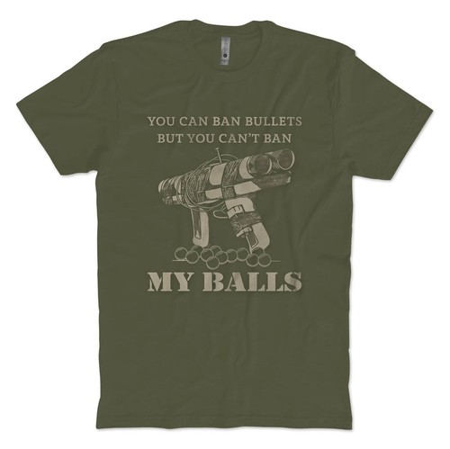 Bunker Branding Co. AK Guy Japanese Pipe Gun T-Shirt Military Green 3XL