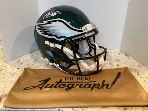 Saquon Barkley Philadelphia Eagles Signed Full-Size Authentic Helmet - Beckett