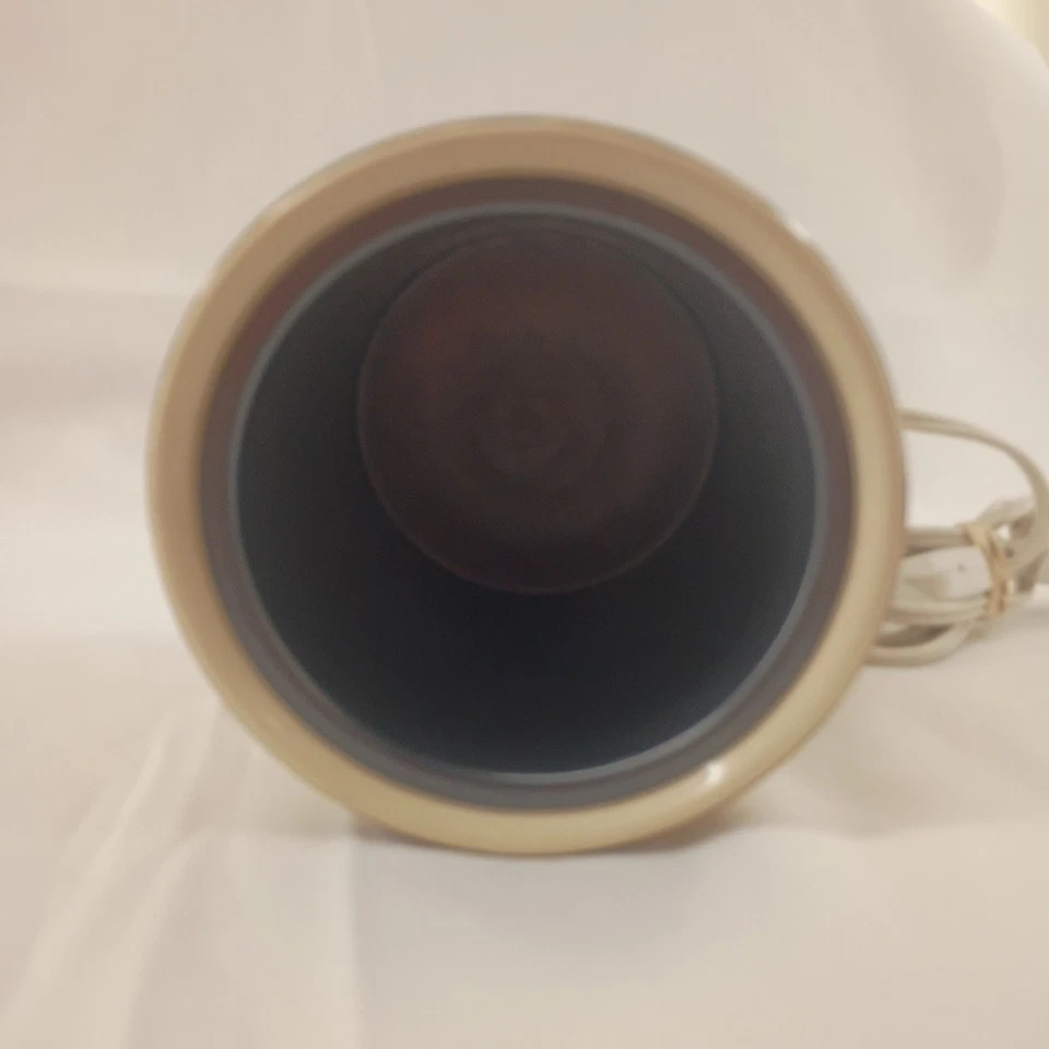 🍎 Средняя 4-дюймовая электрическая банка подогреватель свечей домашняя сладкая домашняя тема народного искусства с яблоками.  - Изображение 3 из 4