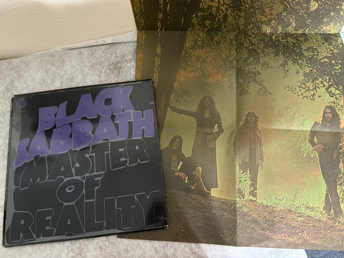 BLACK SABBATH Master Of Reality UK 1st Vertigo Vinyl LP Rare Poster