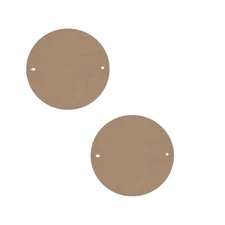 2PCS 12" Diameter Round Pottery Wheel Bat with Replacement Bat Pins,