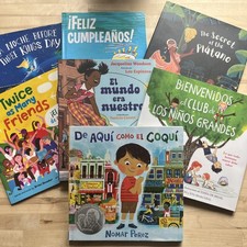 Lot of 7 Children's Books in Spanish  Bilingual
