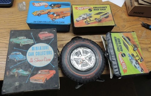 Lot of 112 Redline Hot Wheels Mattel Vintage Cars, Cases, Matchbox, & others