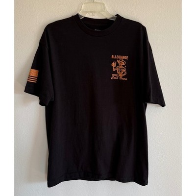 Men's Allegiance Black T-Shirt Size XL Cheers Cold Beers Western Patriotic