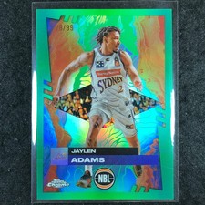 2024-25 Topps Chrome NBL JAYLEN ADAMS Base Green 78/99 #82