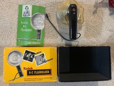 KODAK B-C FLASHOLDER WITH LUMACLAD REFLECTOR, BOX, BOOKLET, BRACKET