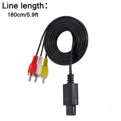NEW N64 RCA AV A/V TV Audio Video Stereo Cable Cord For Nintendo 64 Game machine - Picture 8 of 9
