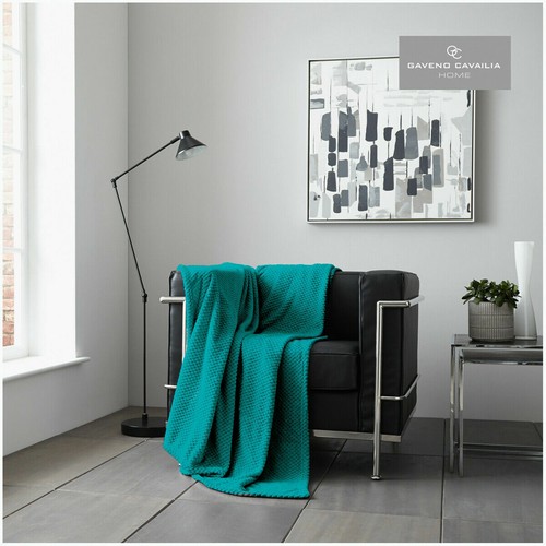 LUXURY POPCORN WAFFLE BLANKET FLEECE TRAVEL THROW SOFA BED WARM COSY EXTRA LARGE - Picture 11 of 195