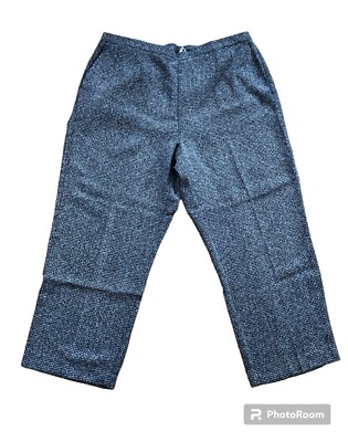 Alfred Dunner Pants Trousers 20W Short Pull On Elastic Back Poly