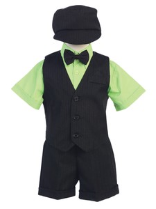 green baby suit
