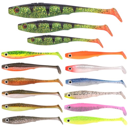 SPRO | Iris POP-EYE 80 | 100 | 120 | 140 Gummifisch UV Raubfischköder Softbait - Bild 1 von 17