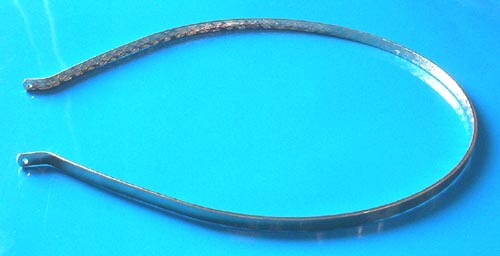 Two, gold plated, 'Alice band' style tiara bands/bases - Picture 1 of 1