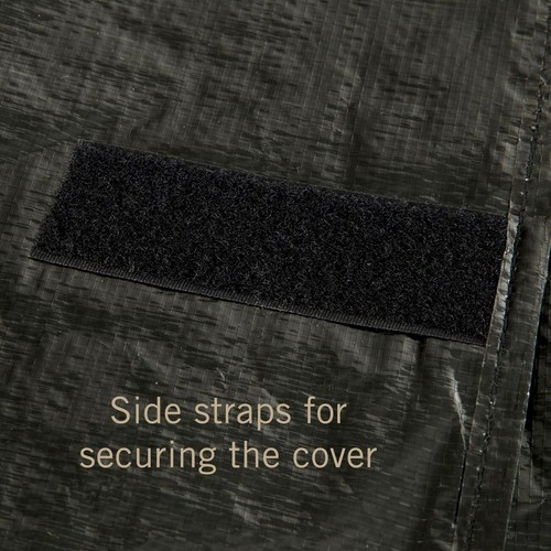 4 Burner Flat Top BBQ Cover UV Water Resistant Heavy Duty - 165W x 62D x 80H cm - Picture 4 of 5