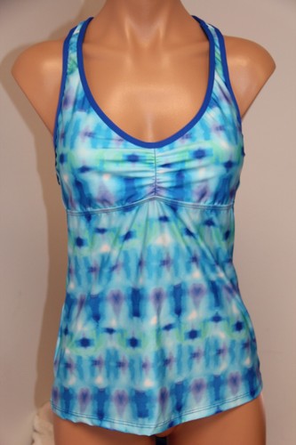 NWT NEXT Swimsuit Bikini Tankini Top Size 32 B/C AQU UPF 50