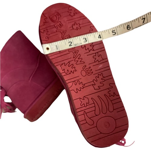Big Girls Size (5) BEARPAW Mia Boots, from Finish Line Pink Suede Wool Sheepskin - Bild 10 von 12