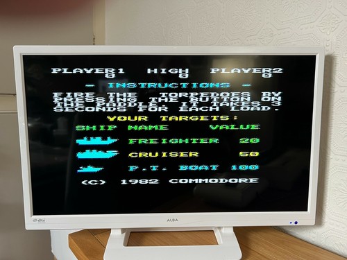 Commodore VIC-20 SEAWOLF 1981 Cartridge - Boxed Working -👽👾Retro Gift Idea👾👽 - Afbeelding 3 van 12