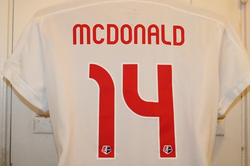 Maglia grande Nike Western New York Flash NWSL calcio Jessica McDonald #14 donna - Foto 8 di 12